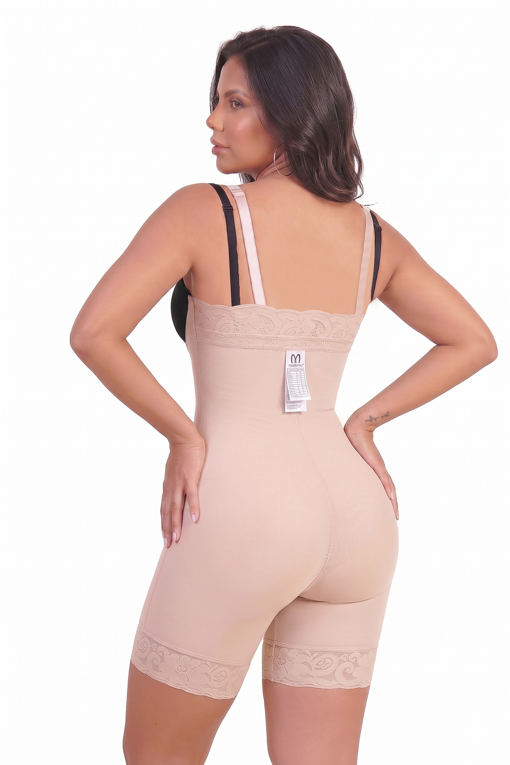 5014 Faja Strapples tipo short cierre diagonal