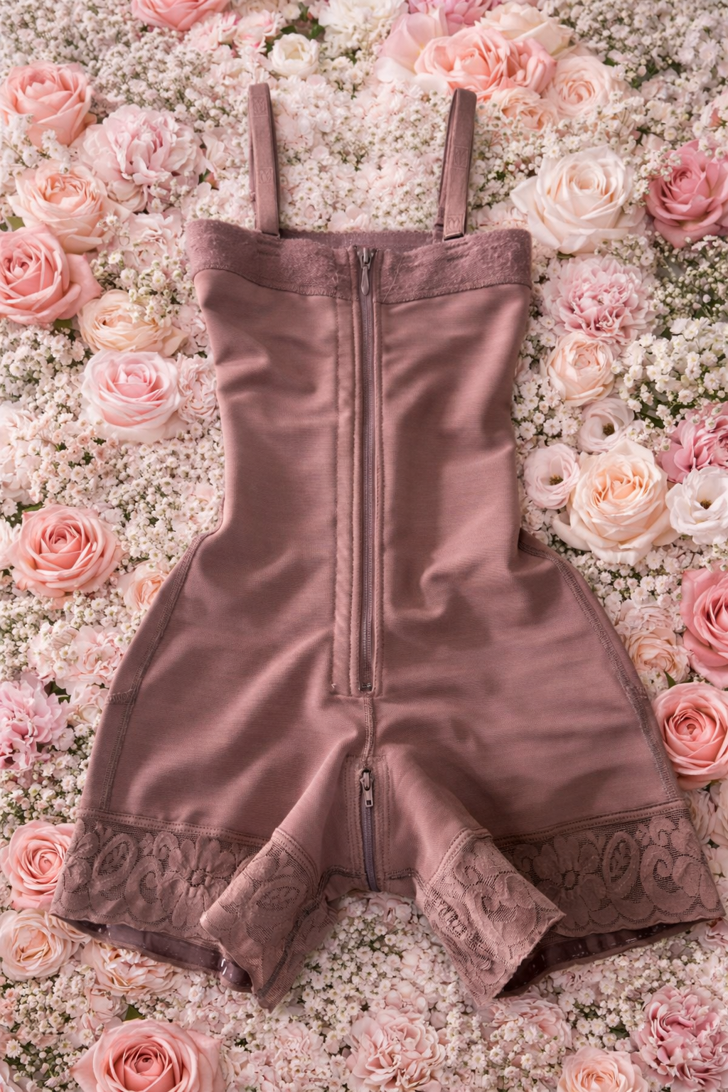 5088 - Faja short sin tirantes con cremallera
