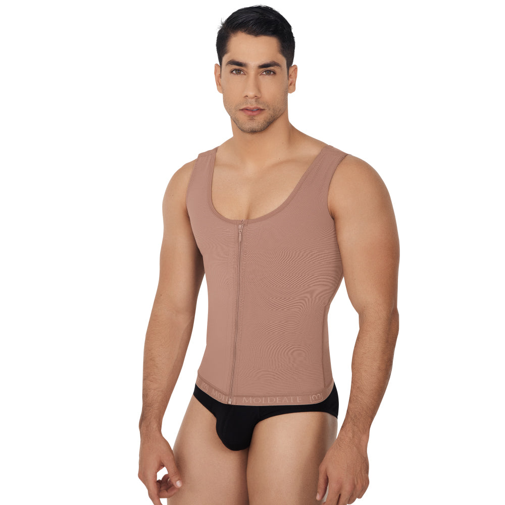 7025 - Chaleco para hombre de powernet con cierre frontal