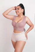 4007 - Post-surgical sleeveless bra with hooks