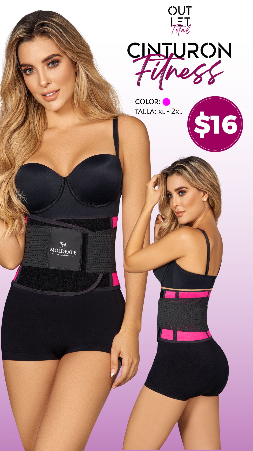 Cinturon fitness deportivo
