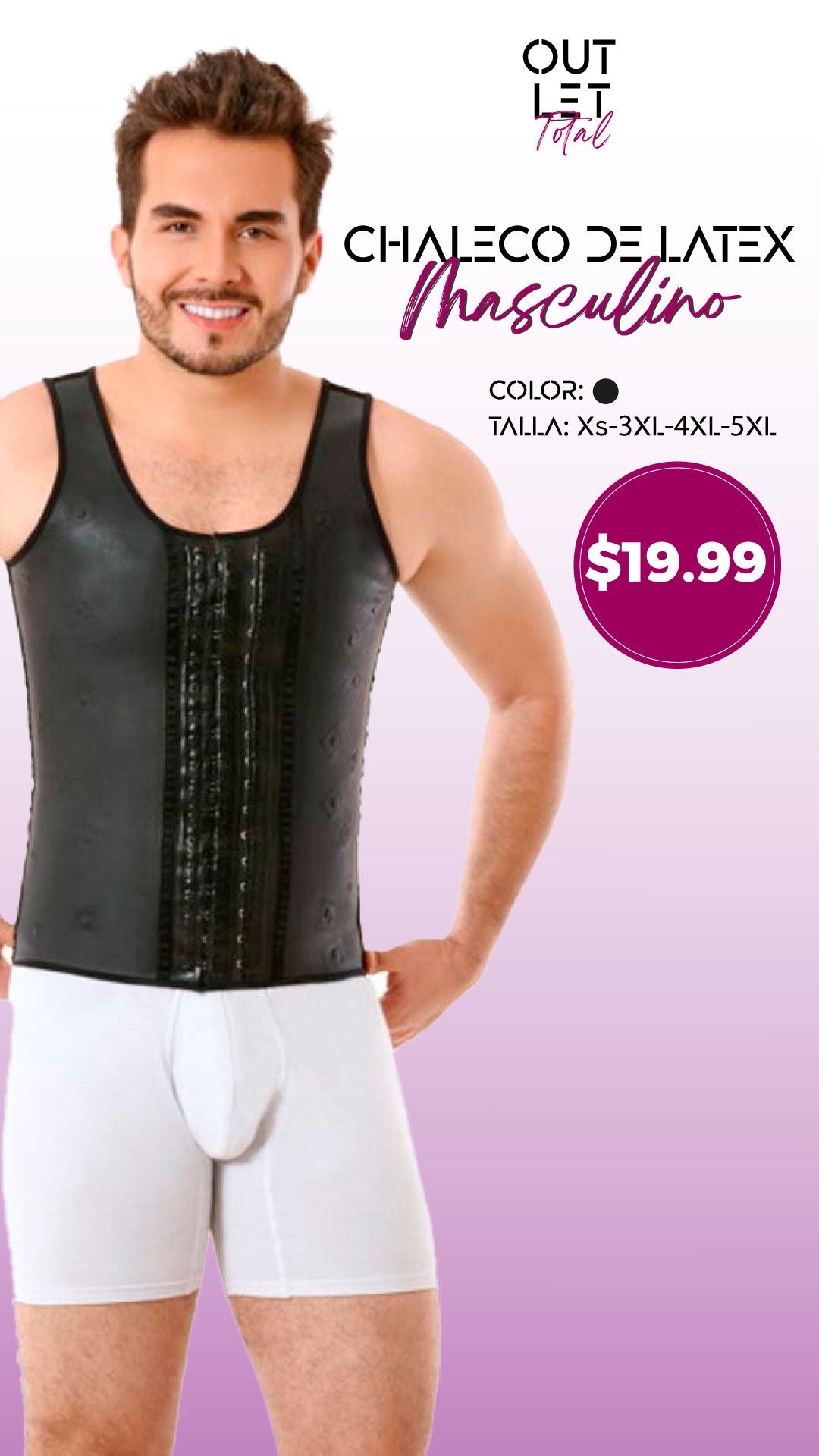 Chaleco de Latex masculino